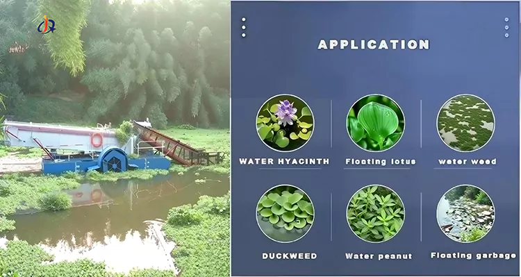 Aquatic Weed Cutting Boat for Gold Mining Areas